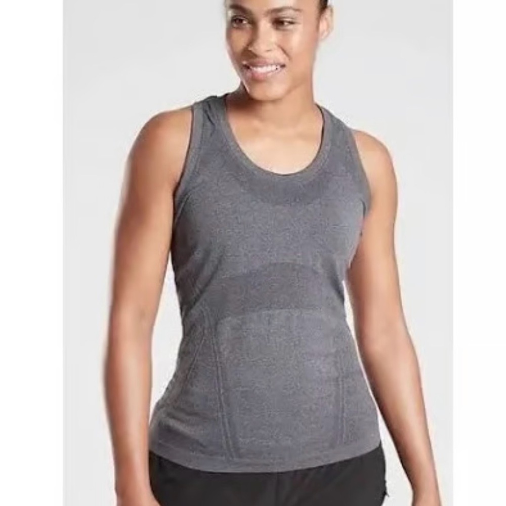 Athleta Momentum Heather Tank NWT Grey